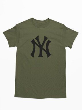 NEW York Yankees NY T-Shirt MILITARY ARMY GREEN